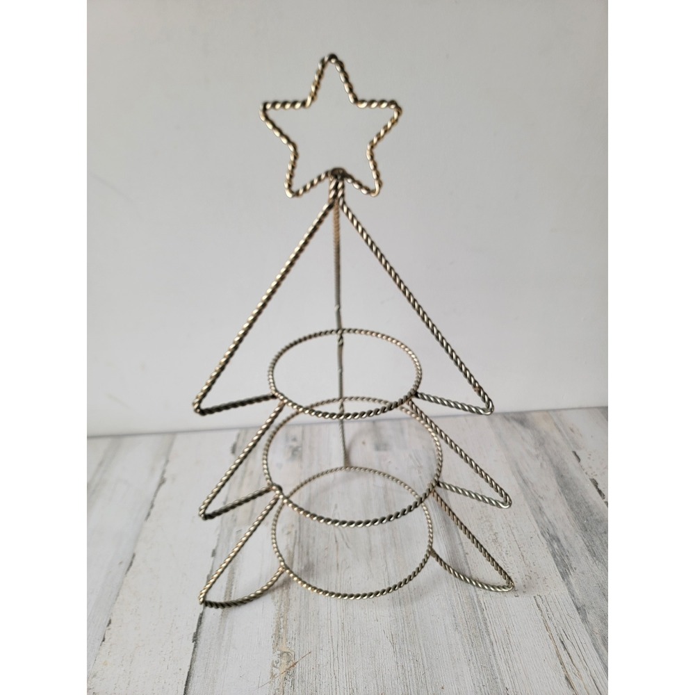 vintage Metal tree dessert plate stand Xmas home decor kitchen unique figure